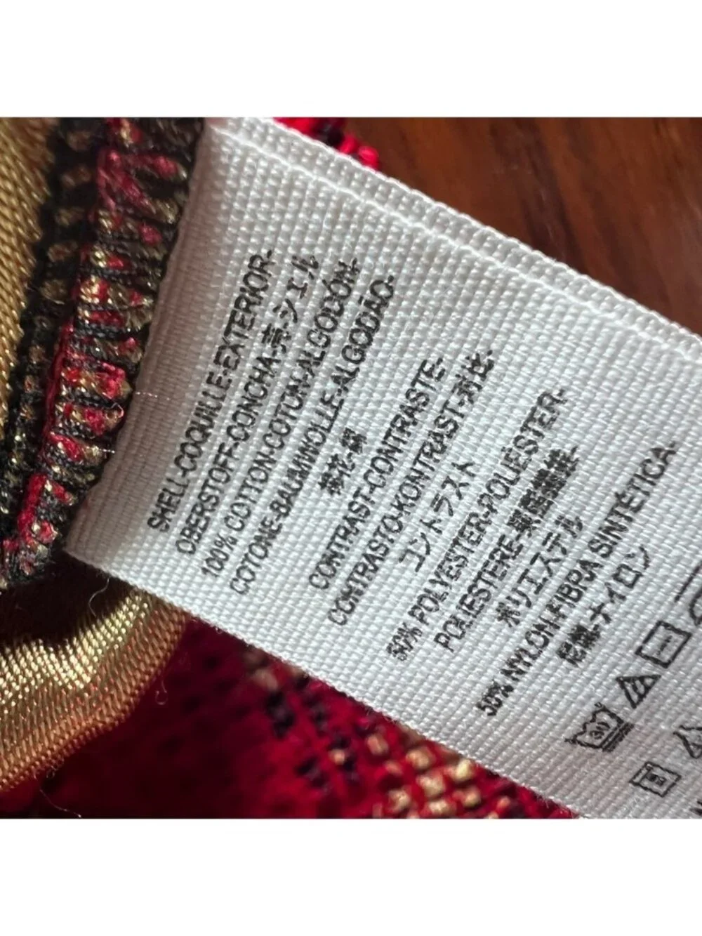 Free People Gabbie Zip Up Hoodie Red Black Sz small